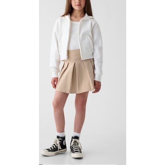 Gap Kids Pleated Khaki Uniform Skirt Girl's Small Size 6-7 NWT - Picture 1 of 7